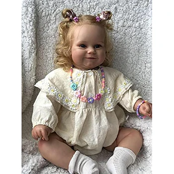 60-см кукла си maddie Reborn Момиче с корени руса коса, меки играчки за тялото, обнимашки за деца, детски играчки, подаръци