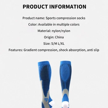 Мъжки и дамски чорапи са за спорт на открито/компресия чорапи/футболни чорапи