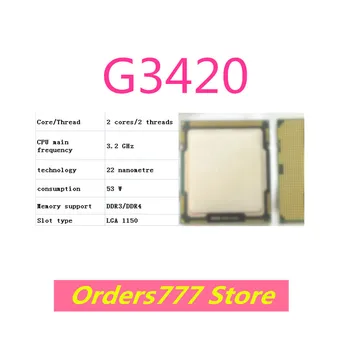 Нов внос на оригиналния cpu G3420 3420 2 ядро 2 поток 3.2 Ghz 53 W 22 нм DDR3 R4 гаранция за качество 1155