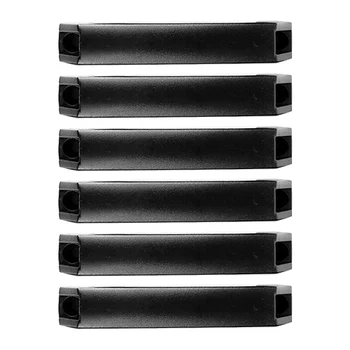 10шт 90 мм Скрин Черно чекмеджето за спални Здрава дръжка на Шкафа Аксесоари за гардероб Прост Кухненски шкаф Квадратен Модерен
