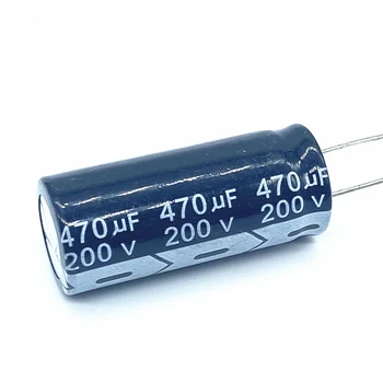 2 бр./лот 200 470 uf 200 470 uf алуминиеви електролитни кондензатори с размери 18*40 20%