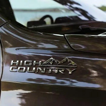 2023 Автомобилна Икона Стикер на Крило 3D ABS Лого HIGH COUNTRY Емблемата на Chevrolet Equinox Volt Cruze Impala и Camaro Garna Yakista AVEO