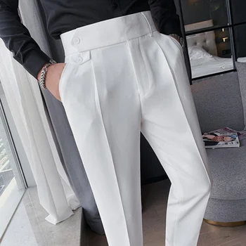 2023 Пролет Нов Мъжки Костюм от Панталон Модерен Бизнес Ежедневното Тънката Рокля Градинска облекло Социална Официално Облекло Pantalon 36