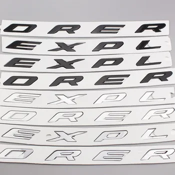 3D Букви ABS EXPLORER, Емблемата на Предния капака на една Кола, икона, стикер за Ford Explorer, Аксесоари за полагане на автомобили