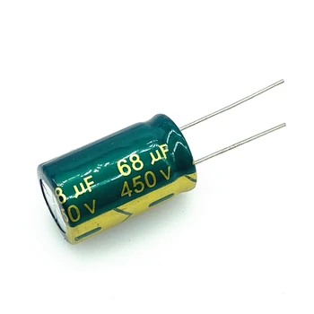 4 бр./лот 450 68 icf 450 68 icf Ниско СОЭ/импеданс висока честота на алуминиеви електролитни кондензатори Размер 16 *25 20%