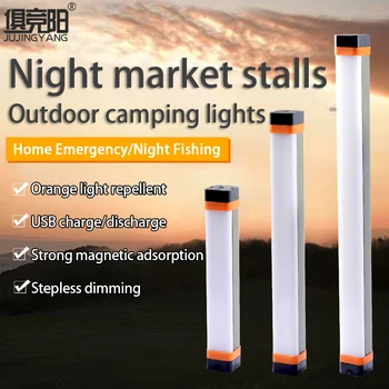 USB Акумулаторна лампа за къмпинг, преносими led фенерче, оранжево лампа, препарат против комари, 4 режима на осветление