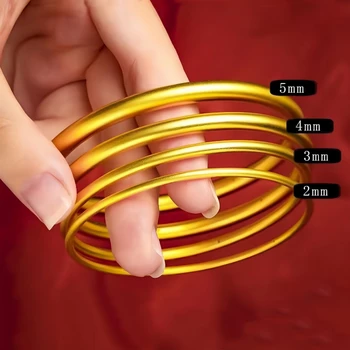 Аутентичное вьетнамское симулационно злато, древен пръстен и гривна от чисто злато, не выцветающее, за да изпрати приятелката си усещане за момичета, сватбен реквизит