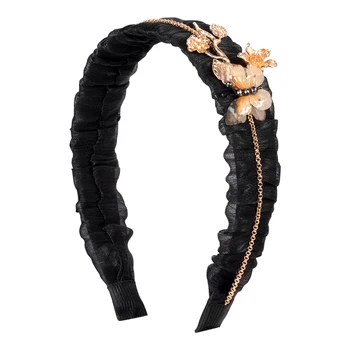 Гг Pearl Реколта Модни превръзка на главата в придворном стил, Шнола, Аксесоари за коса, Прическа