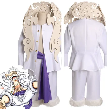 Едно парче костюм за Cosplay Luffy Nikaform на Хелоуин, Кралят костюм за Парти, Ролева игра