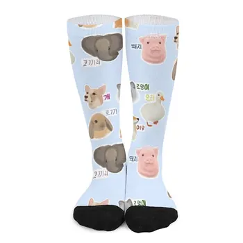 Животни в корейски чорапи, мъжки чорапи, Смешни чорапи, мъжки чорапи, забавни чорапи за мъже
