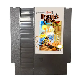 Игри касета Castlevania-3-Gold Edition с 72 на контакти За 8-битови игрови конзоли NES NTSC и PAl