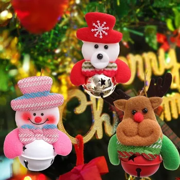 Коледна Висулка Дядо Коледа, Снежен човек Свирки Лосове Висящи украшения 2023 Детски Коледни подаръци за украса на Коледната елха у дома