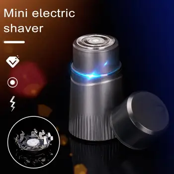 Компактна електрическа самобръсначка водоустойчива Самобръсначка за мъже, бързи и безшумни удобни бръснач с хубави остри ножове, зареждане на Sharp