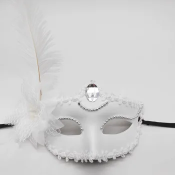 Маска на половината лице за възрастни Party Секси Feather Mask
