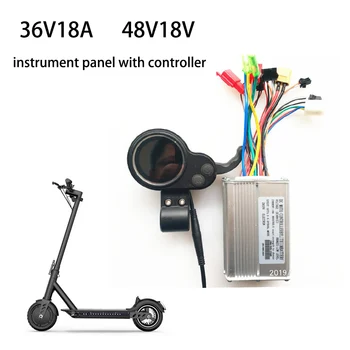 Моторизиран контролер на скутер 36V 48V 18A регулатор на екрана на уреда за регулиране на скоростта