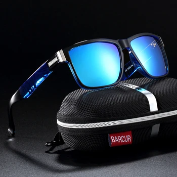 Мъжки поляризирани слънчеви очила BARCUR Максимална защита за шофиране, риболов, колоездене и спортове на открито с рейтинг UV400