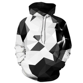 Мъжки Пролет-есен яке, Градинска hoody, най-Новият цветни геометрични 3D пуловер с качулка, Hoody, Младежта Свободна Ежедневни, спортно облекло