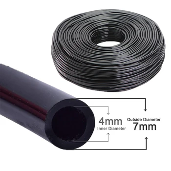 Направи си сам произволна дължина 10 м/20 м/30 м... Градински маркуч 4/7 мм за поливане на напоителна система доставя PVC микрокапельную тръбата регламентирана