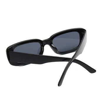 Нови модни слънчеви очила в малка рамка, мъжки и женски тенденция слънчеви очила Street Shot, Правоъгълни слънчеви очила Унисекс Oculos De Sol