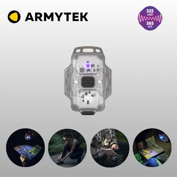 Новото Фенерче Armytek Crystal Grey WUV Многофункционален led фенерче 6в1 (F07001GUV)