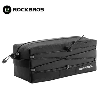 Официалната предната чанта ROCKBROS Голям капацитет За Съхранение на Велосипеди богат на функции Преносима чанта През рамо Аксесоари за планински Велосипеди