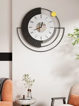 Скандинавските Прости Стенни Часовници, Модни Творчески Безшумни Цифрови Стенни Часовници за Всекидневна Модерен Дизайн Reloj De Pared Home Decor