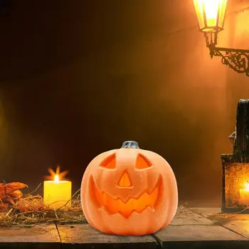 Хелоуин Празника Лампи Pumkin Light С Дизайн Pumplin, Led Светлинни Декорации, работещи На Батерии, Страховито Празнични Нощни осветителни Тела за Хелоуин